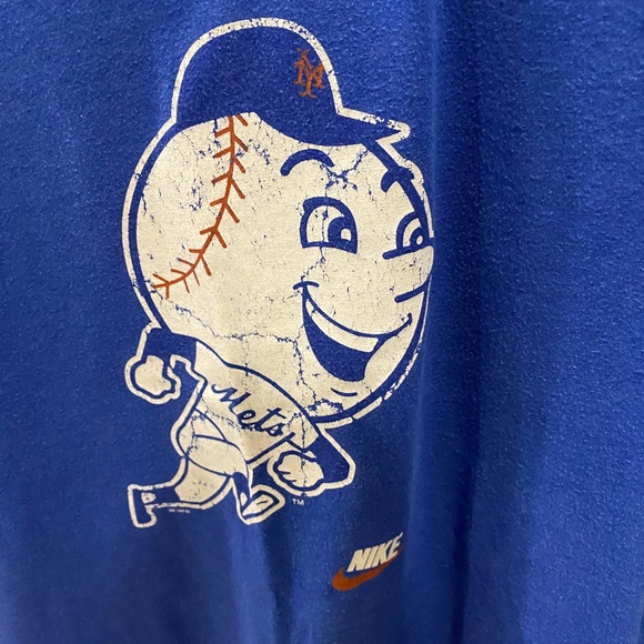 Nike Vintage Style Mr Met T-Shirt - Picture 1 of 3
